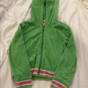 Girls terry cloth hoodie
